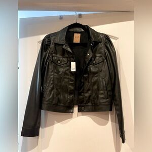 New with Tags GAP lightweight leather jacket